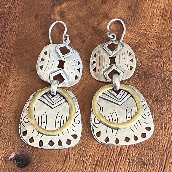 Silpada Jewelry - Silpada retired style W2878 Boho sterling brass French wire